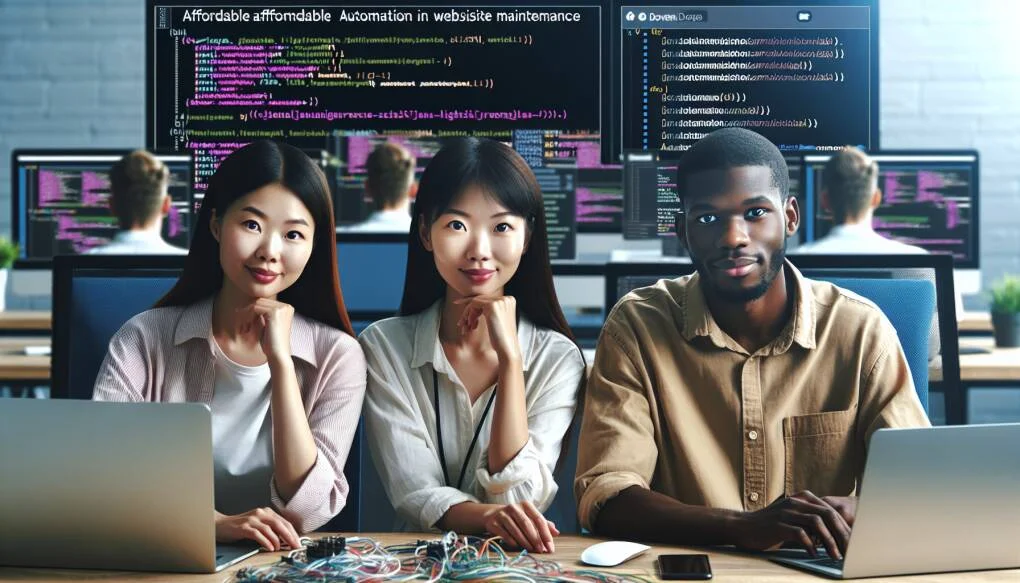 automate website maintenance budget