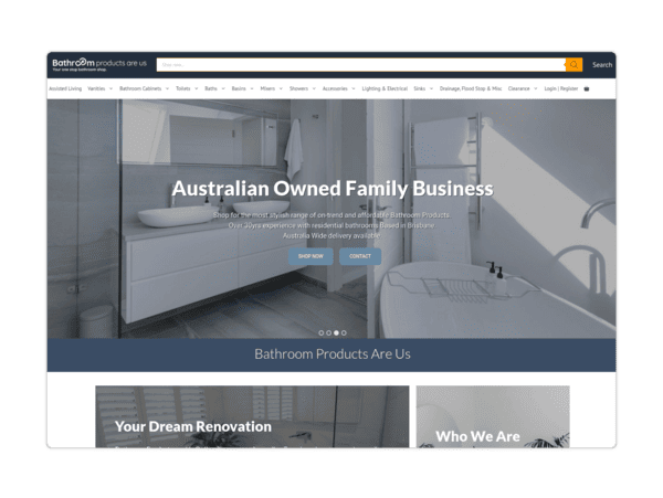 ecommerce-website Bathroom Products Website