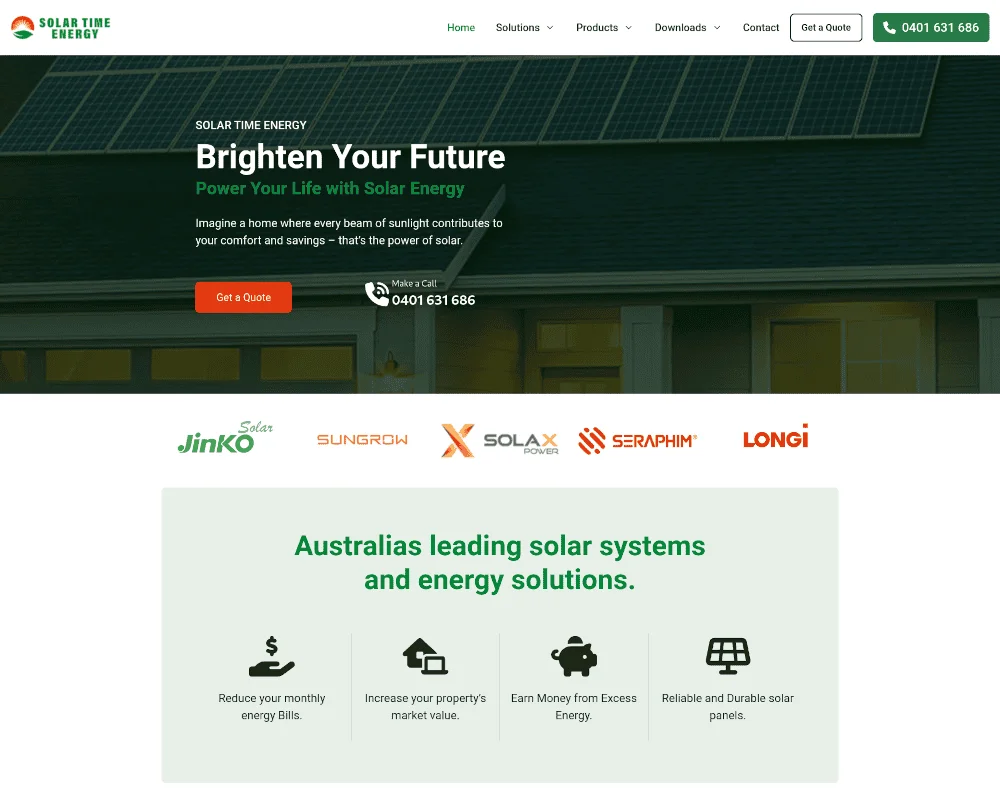 solartimeenergy website